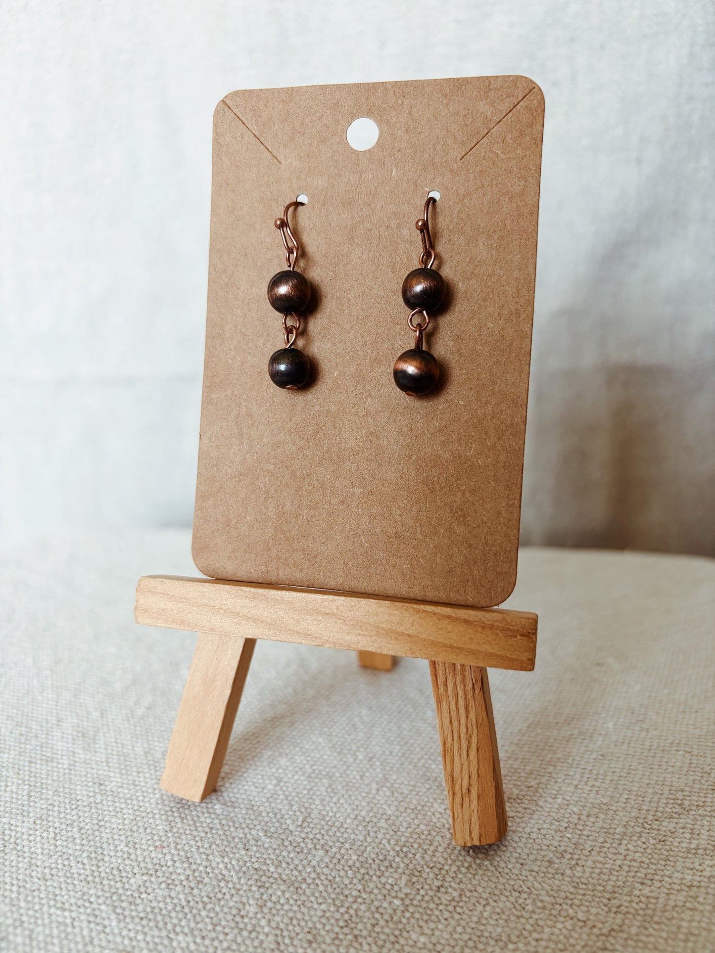 Bronze Simple Drop - Dangle Earring