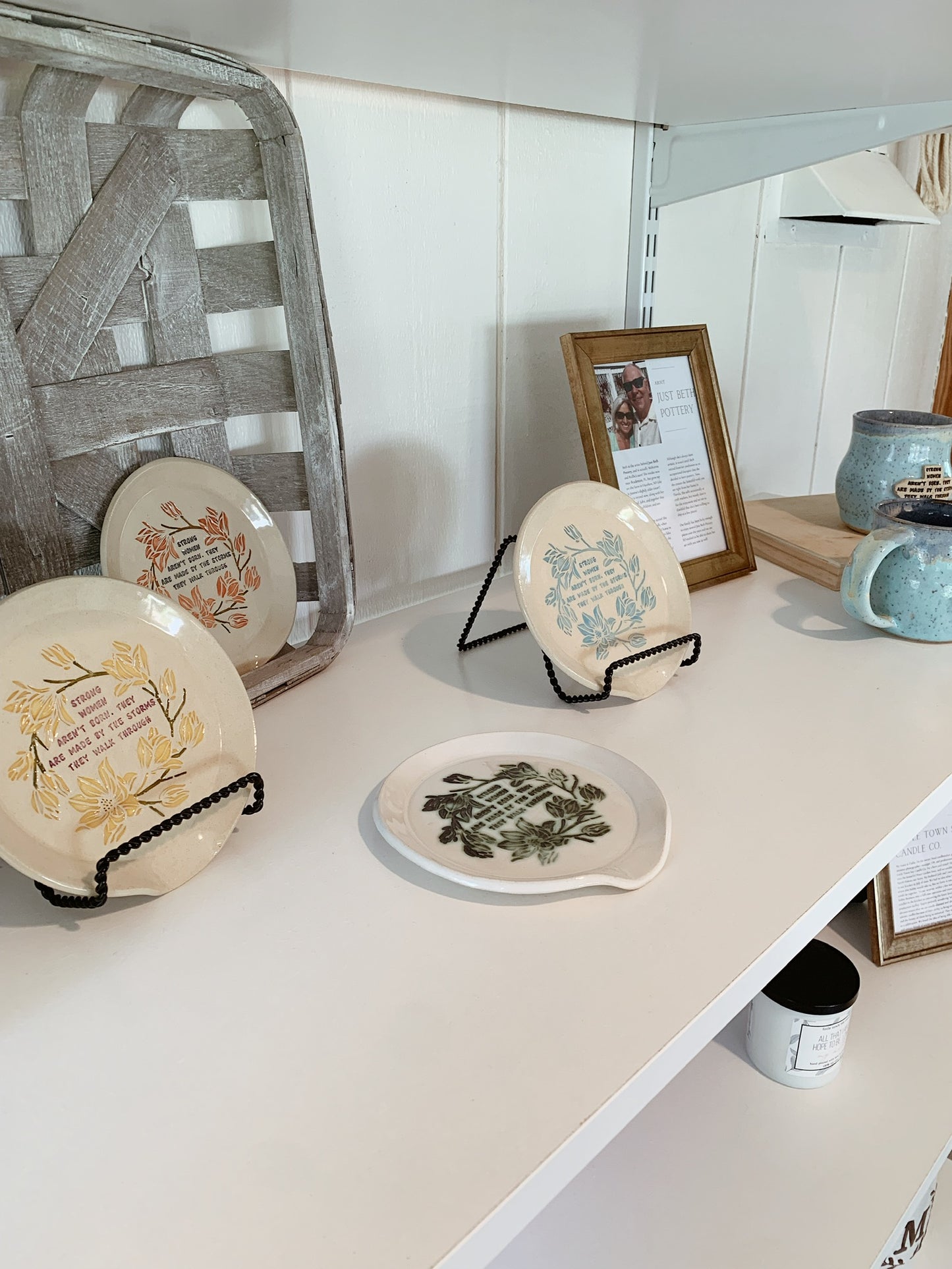 "Strong Women" Handmade Saucer