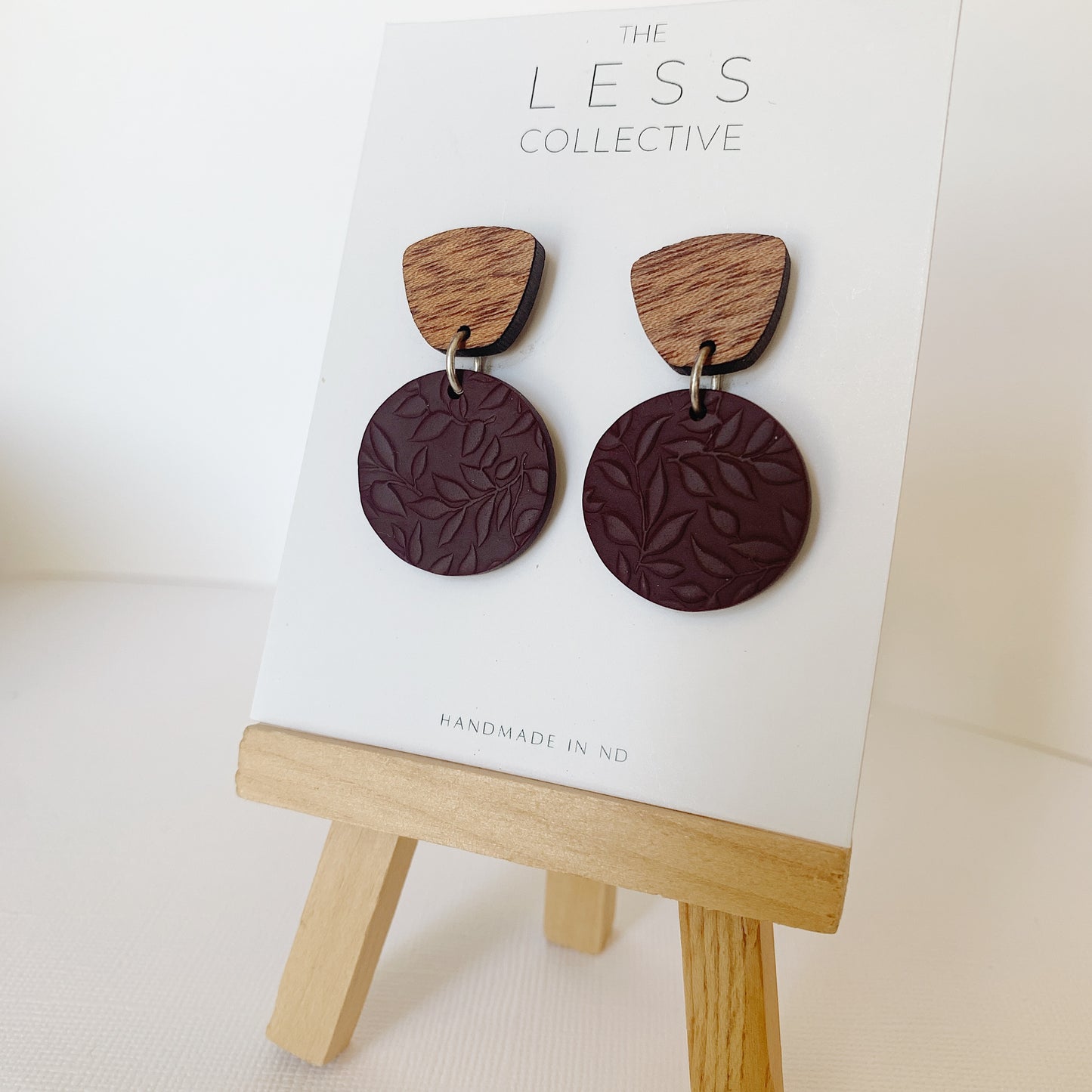 Cora - Merlot Garden (with Trapezoid Wood Top)