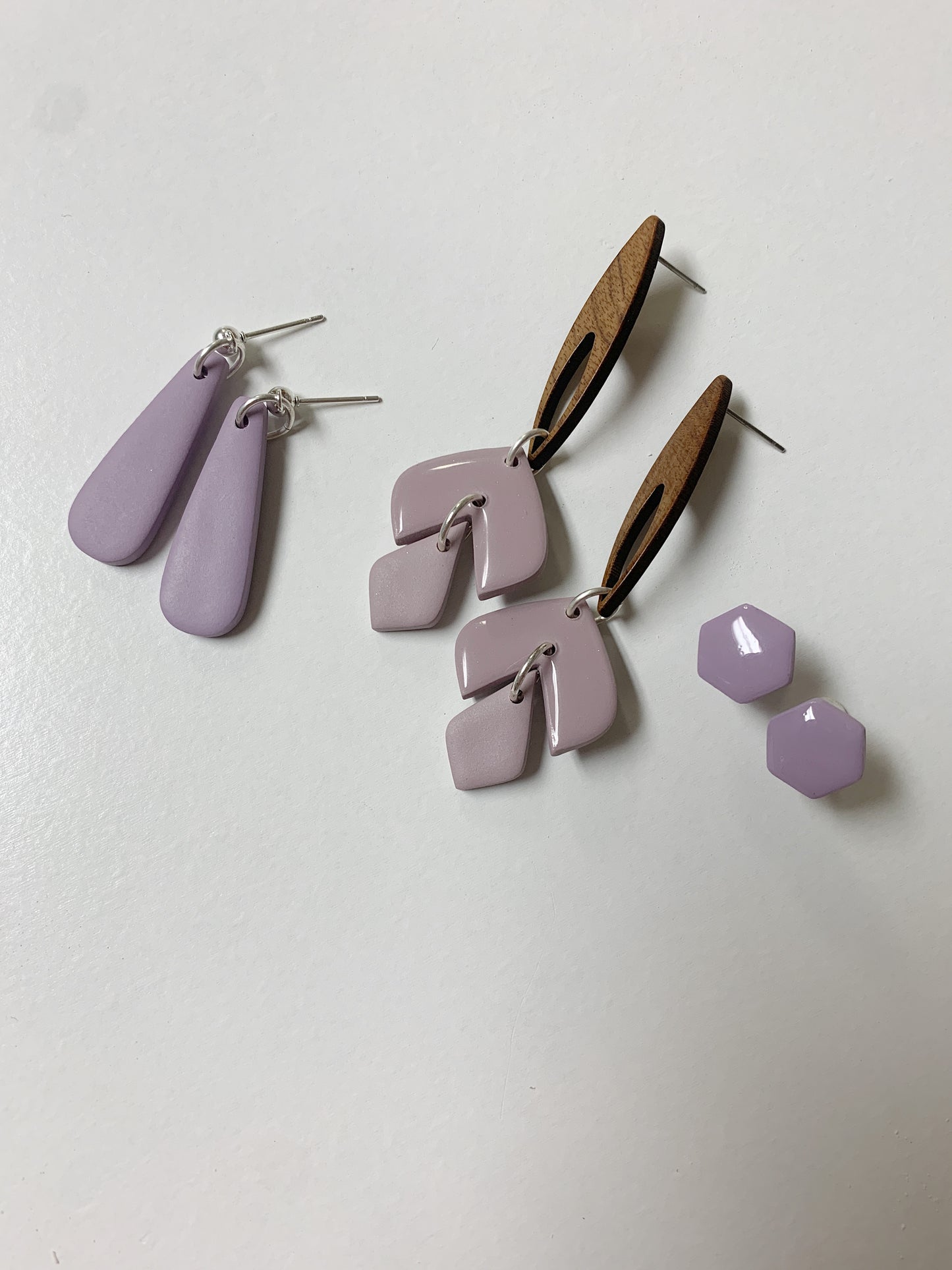 Lily Earring - in Amethyst Purple