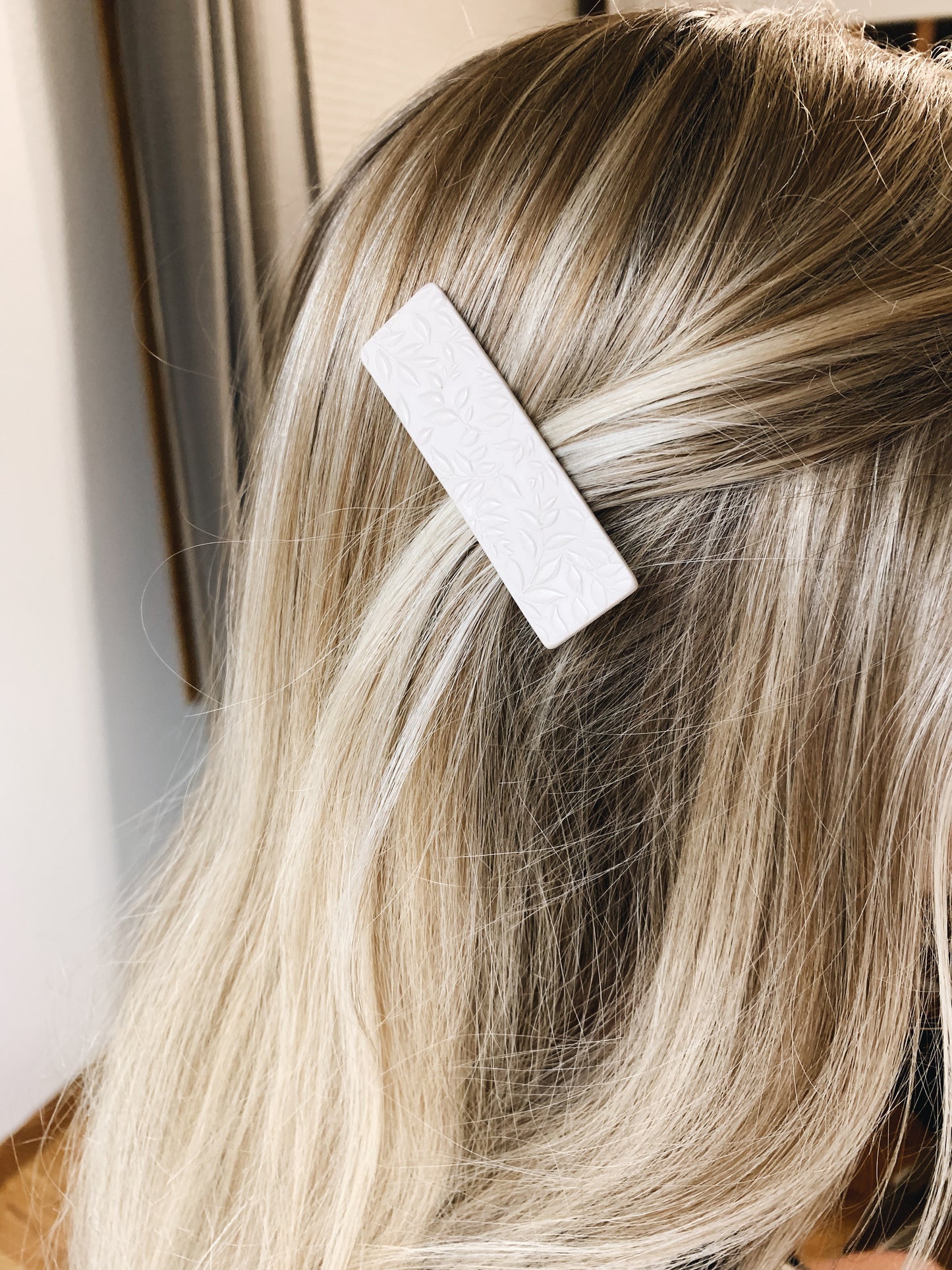 Large Barrette - Mauve