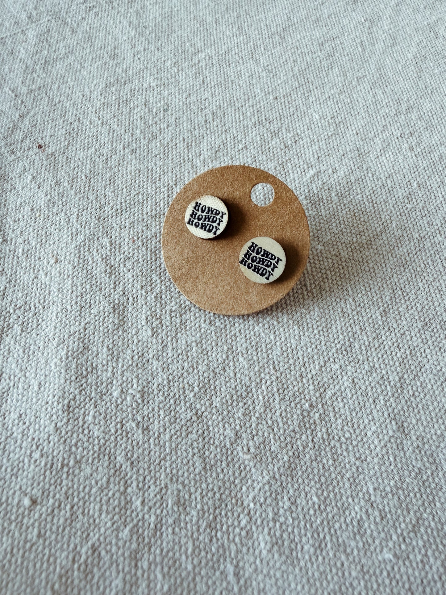 Howdy! - Stud Earring