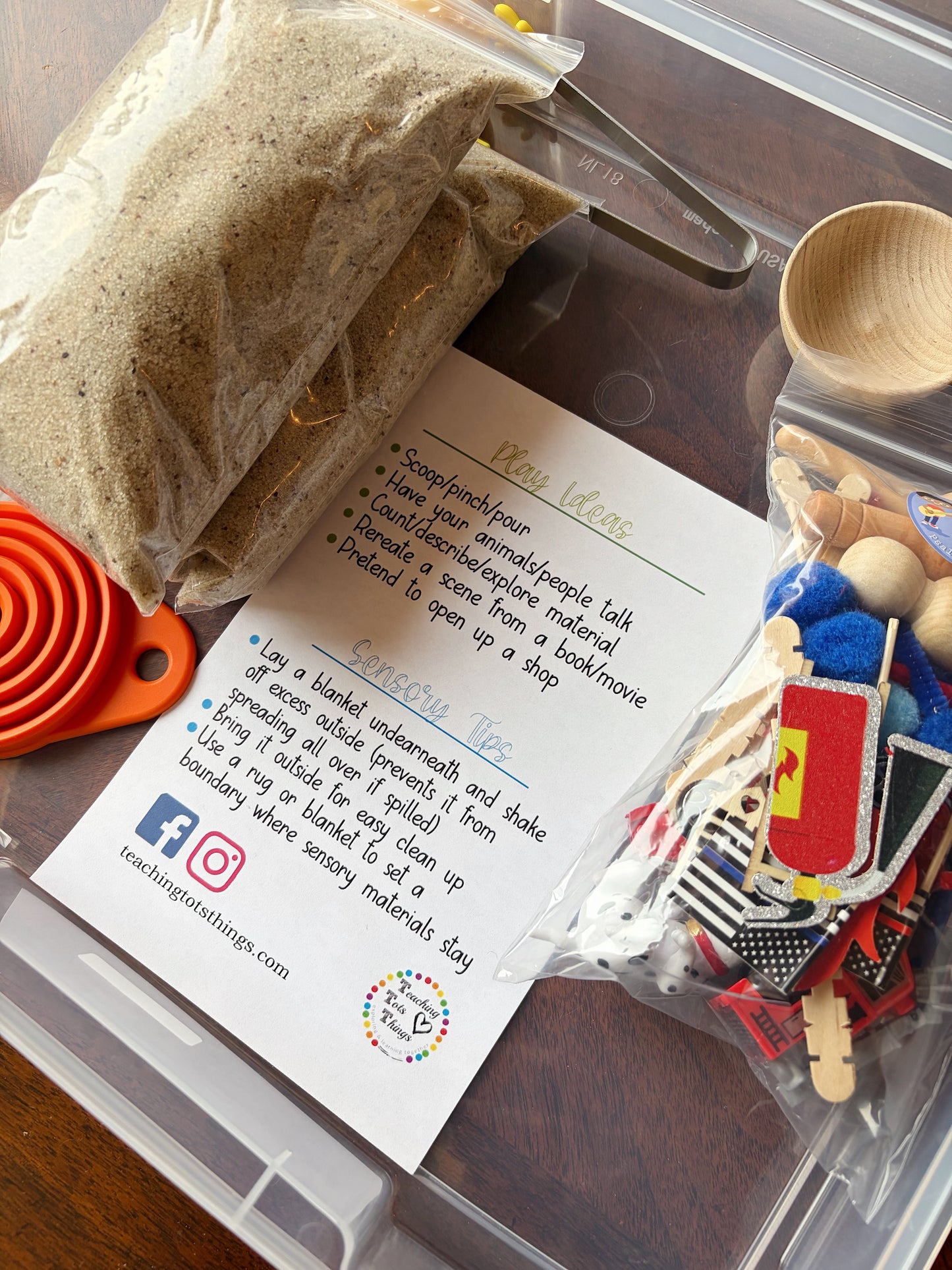 Toddler Sensory Bin - Choose Your Theme