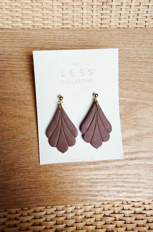 Fiona Earring - Plum