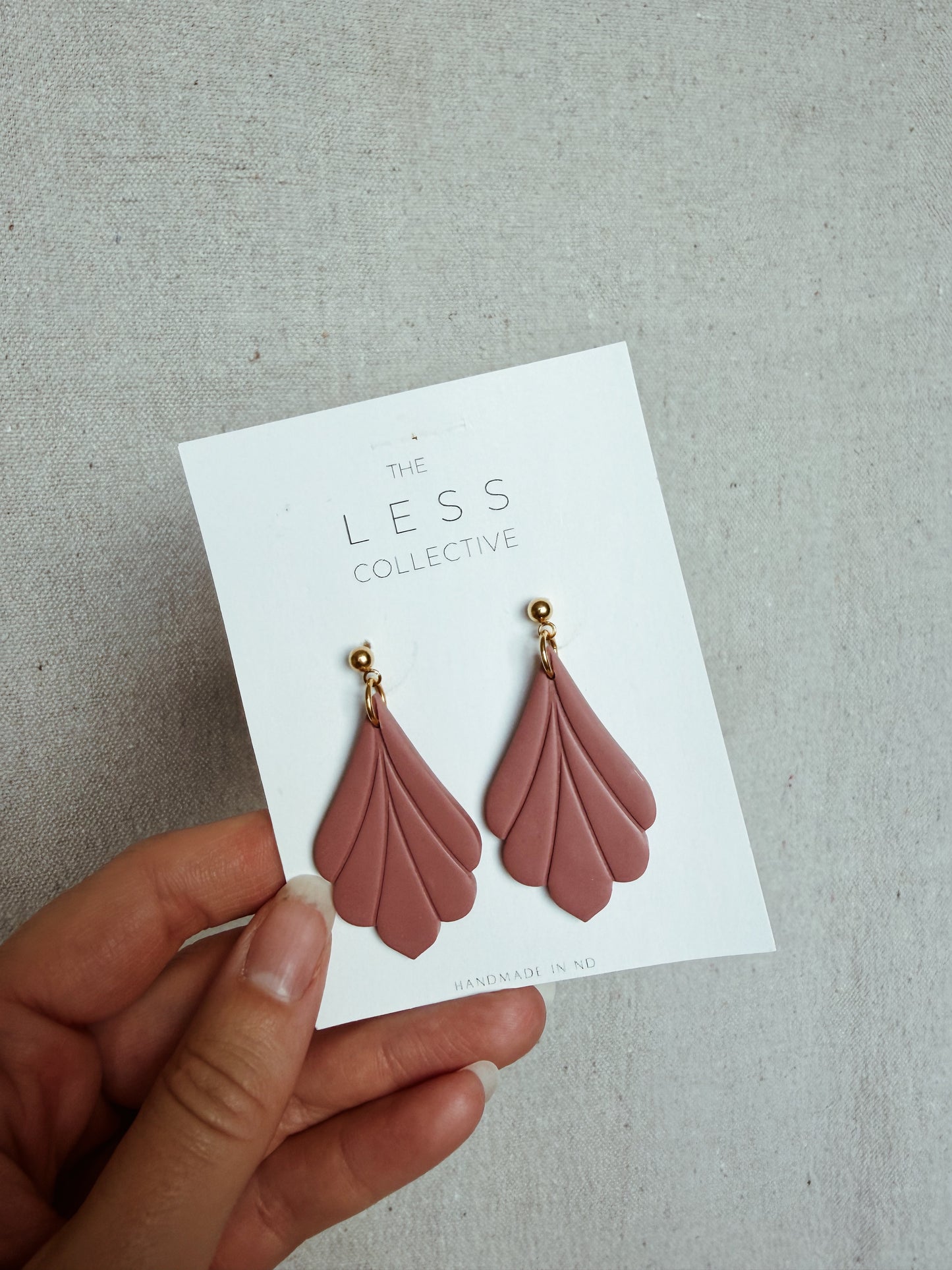 Fiona Earring - Blush Pink