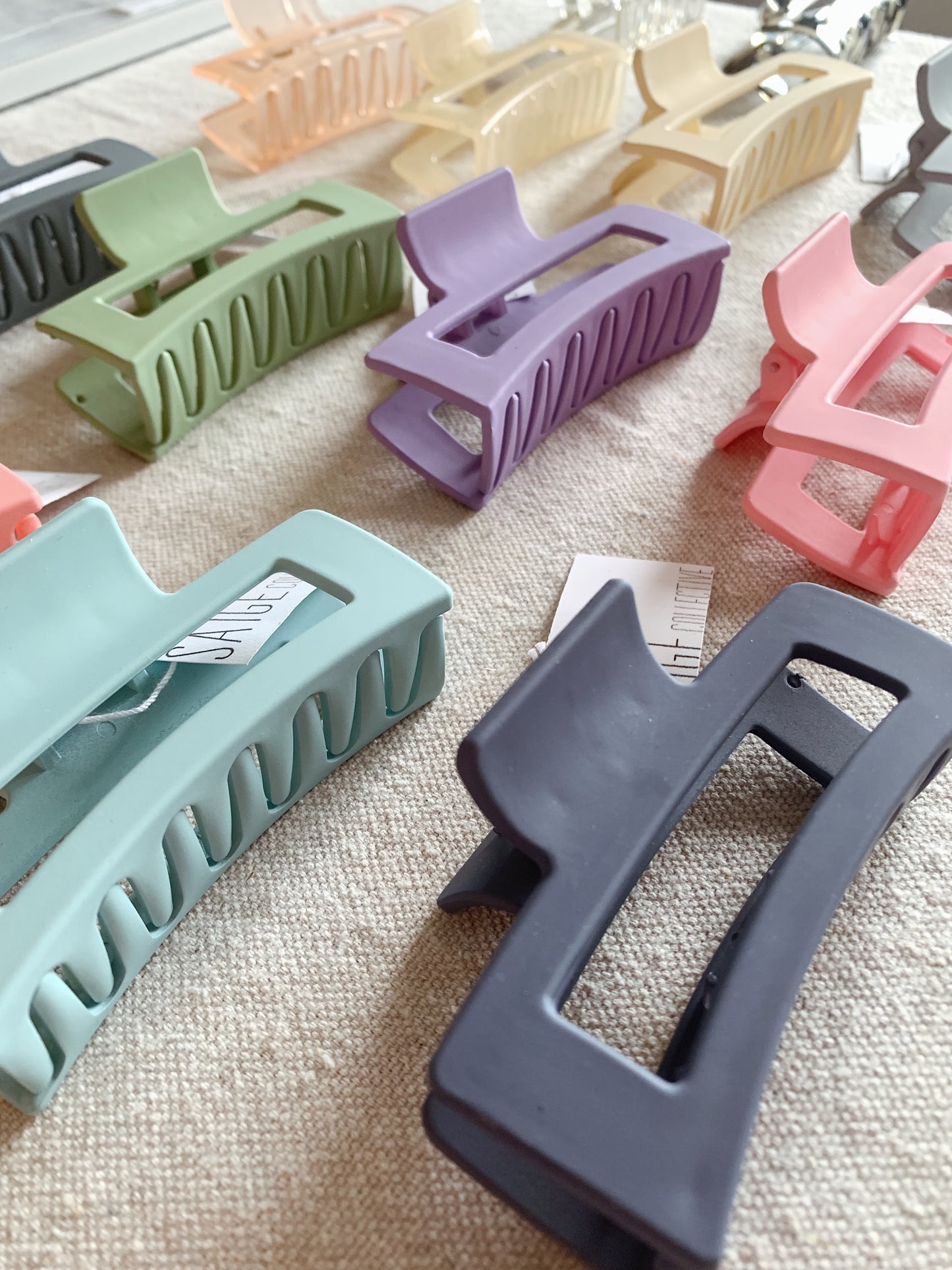 Medium Square Claw Clip - Assorted Colors