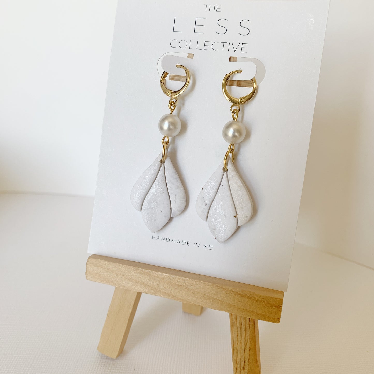 Fiona Huggies - Pearl + Champagne Marble