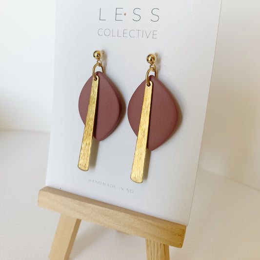 Myla Dangle - Blush Pink + Gold