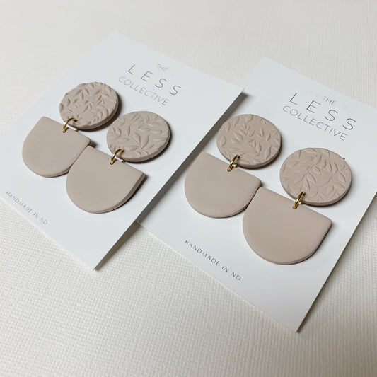 Sloane Earring - Tan Garden