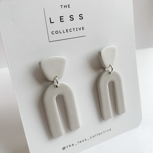 Joelle Arch Earring - Cream